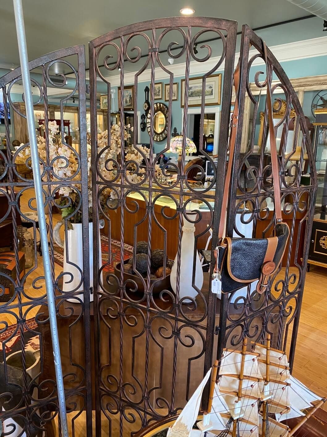 Heavy Iron Room Divider with Design 2
