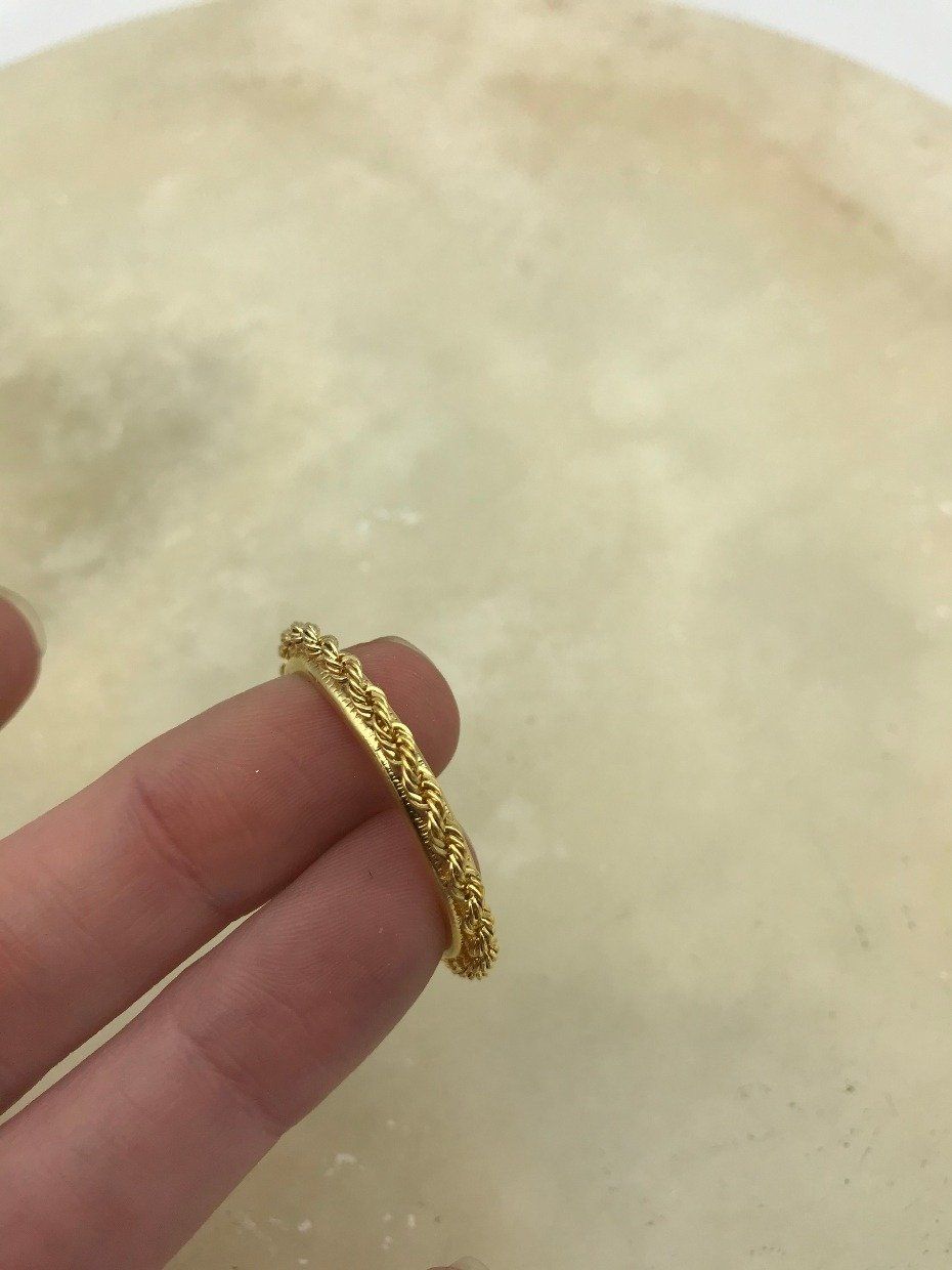 14k Gold Rope 1/2oz Eagle Coin Bezel 2