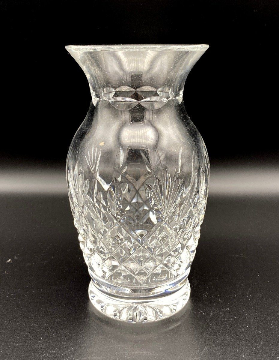 Waterford Short Cut Flower Vase Signed Sinead Christian