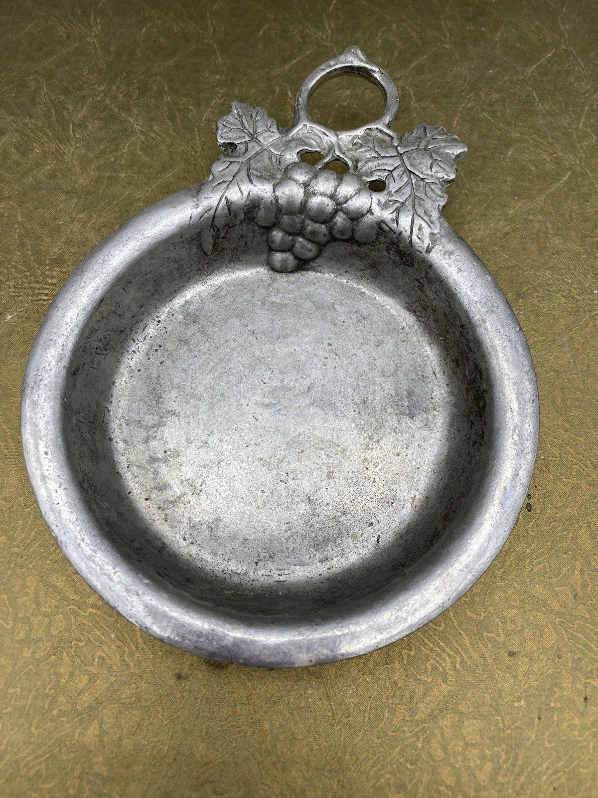 Italian Hallmarked Grapevine Porridge Bowl