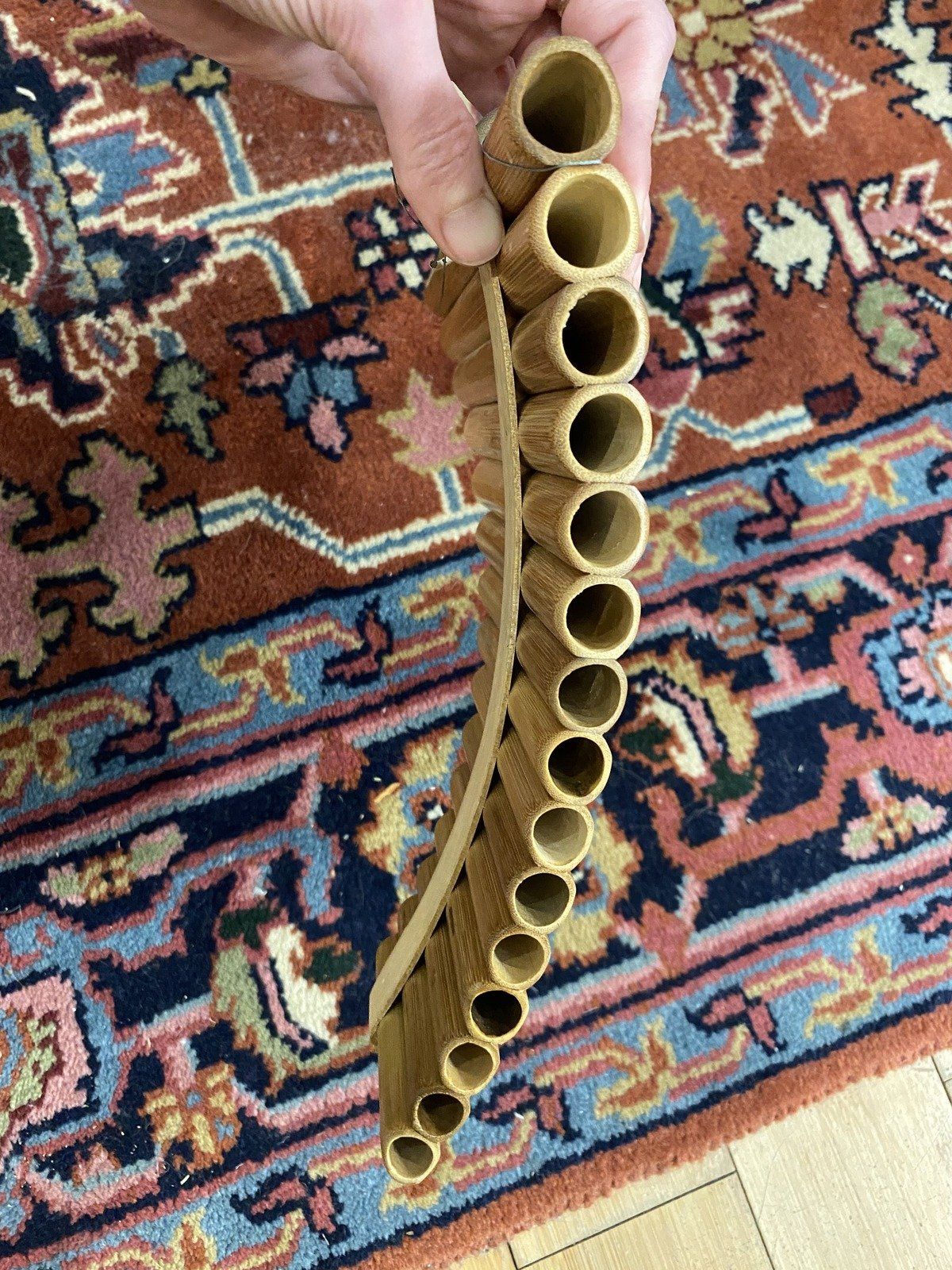 Bamboo Vintage Pan Flute #1466 6