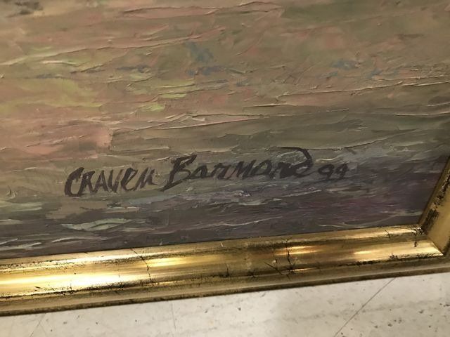 Large Oil Painting Landscape by Cristen Craven Barnard 2