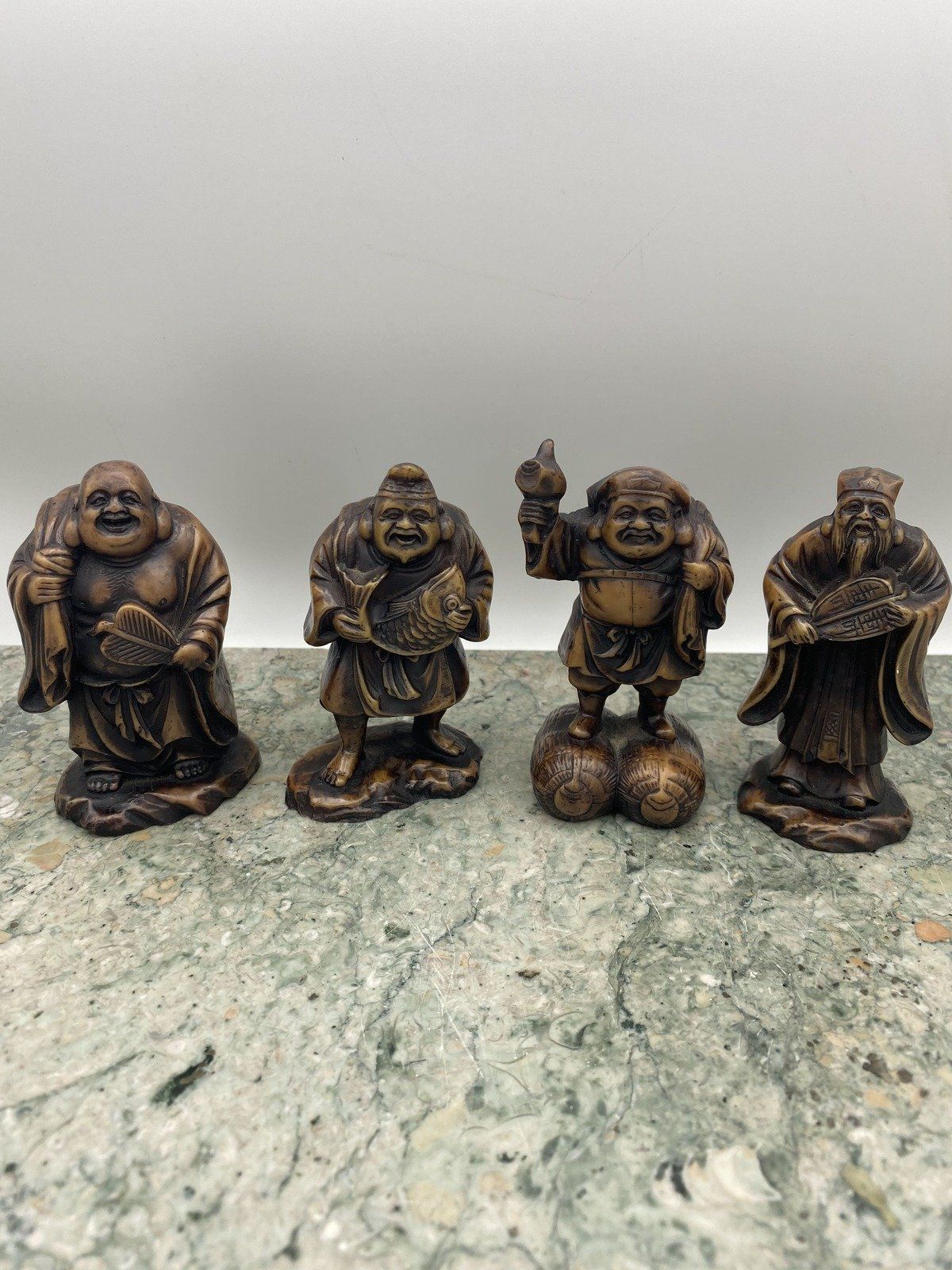 Wildwood Imports Carved Buddha Sculptures #1238