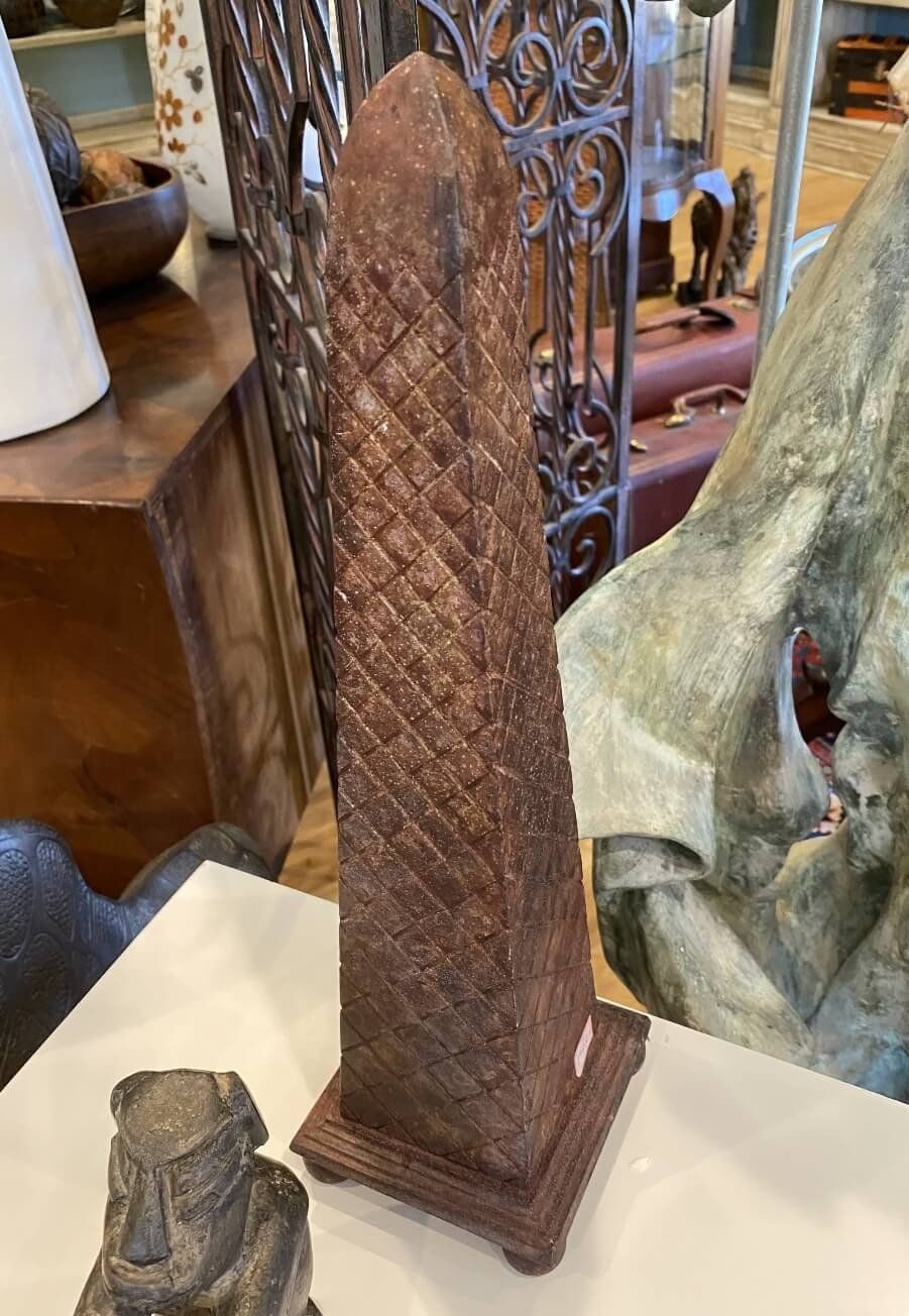 Vintage Metal Obelisk