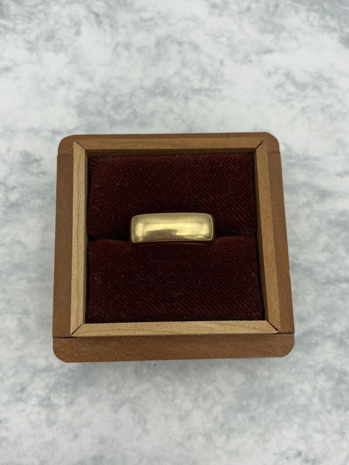 Friggin' Sick Custom Artist Signed c.1988 Vintage 18k Blobby Gold Signet Ring Band 10