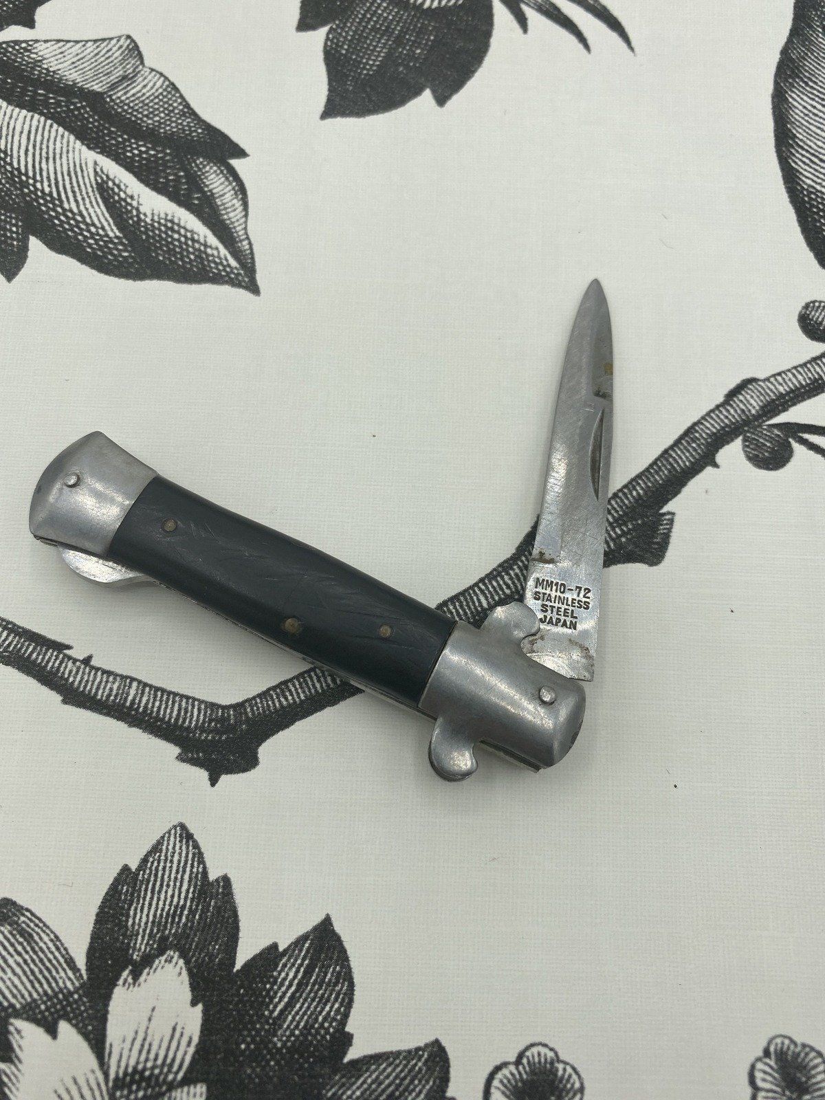 Vintage Switch Blade Style Japanese Steel Pocket Knife