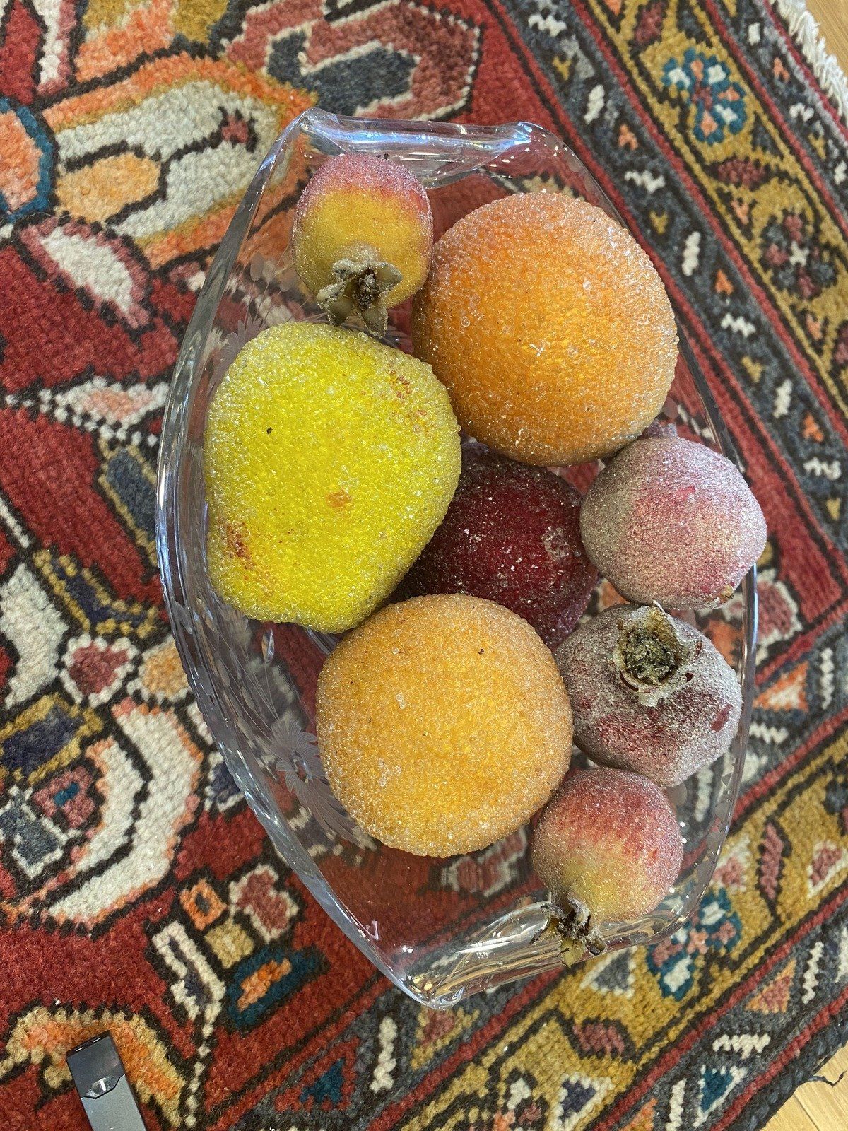 10x Sugary Fruit Centerpiece Bowl Decorative Pieces 2