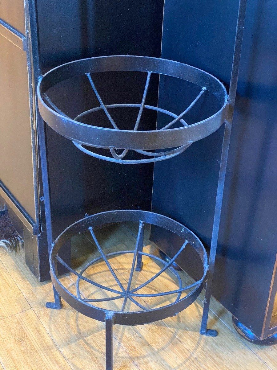 Metal Stand with 3 Bowls 2