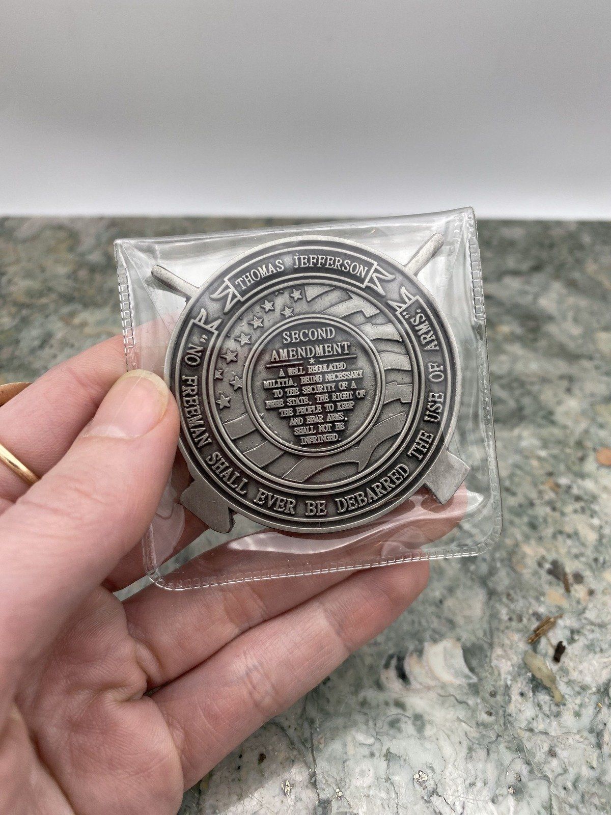Front Line Defenders Don't Tread on Me 2nd Amend. Challenge Token 2