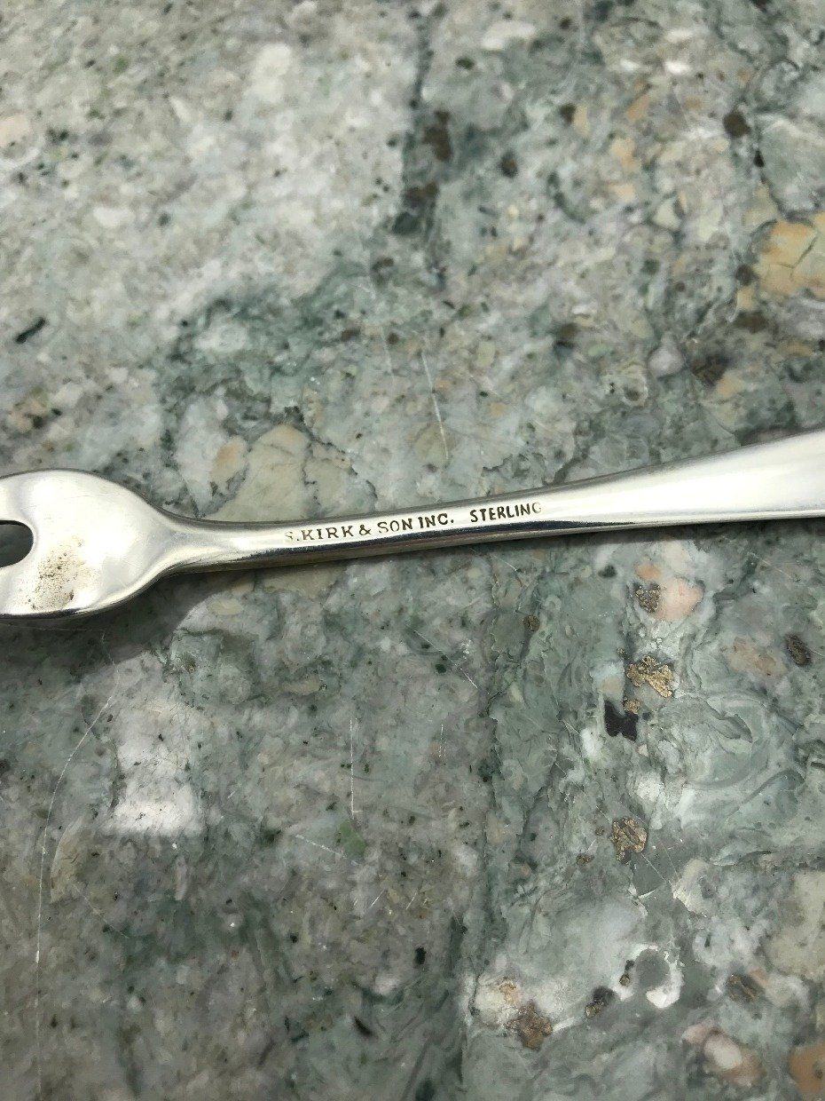 S. Kirk & Son Sterling Silver Specialty/Olive Fork 4