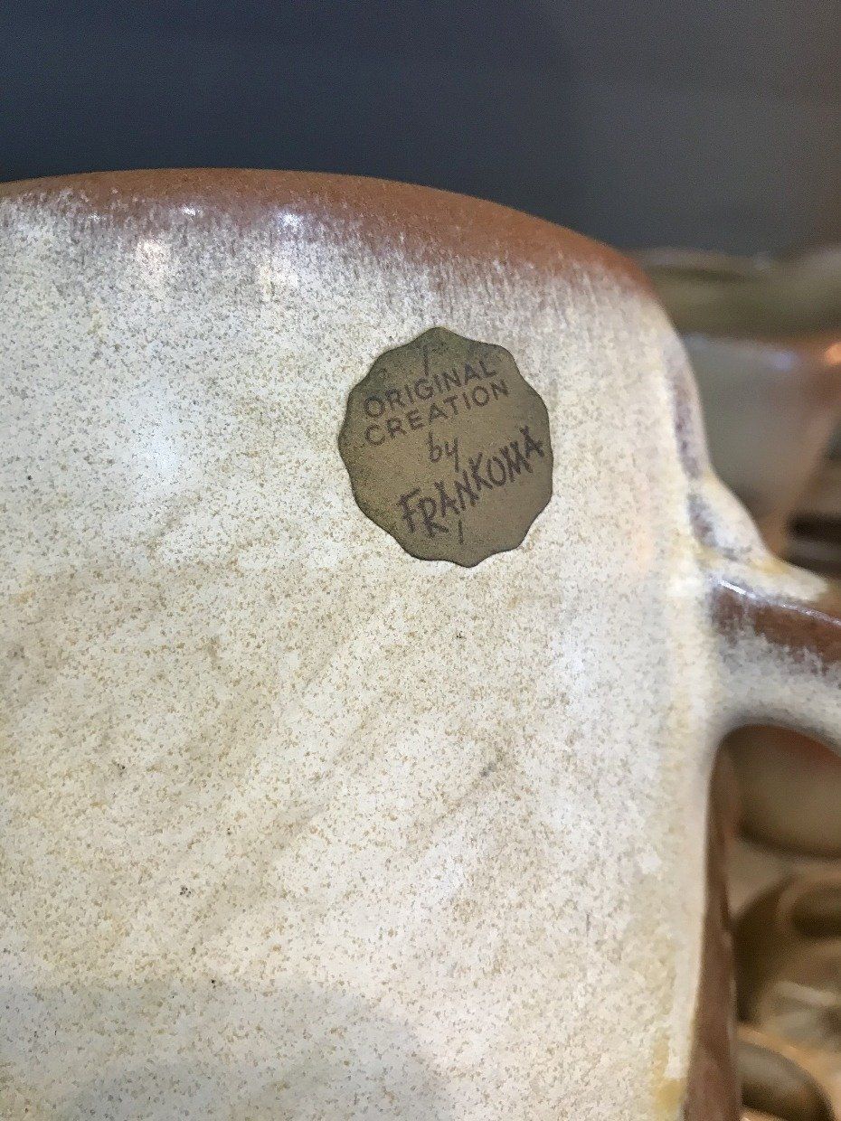 Vintage Mid. 20th C. Frankoma Desert Sand Plainware 34pc *SET* 5