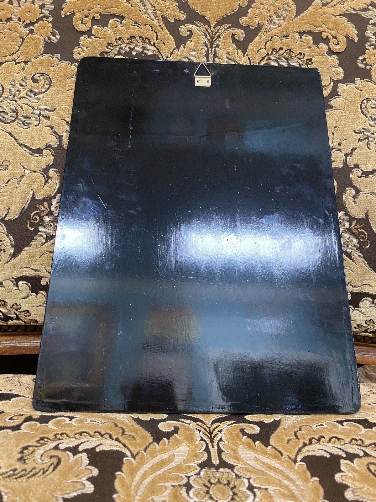 Religious Mother of Pearl Virgin Mary Lacquered Wood Wall Panel Art 8