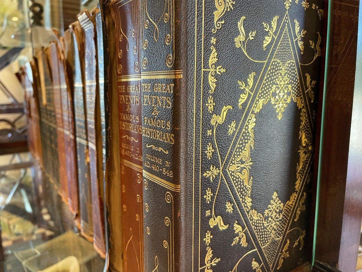 Antique Set of 20 Volumes The Great Events & Famous Historians c.1905 3