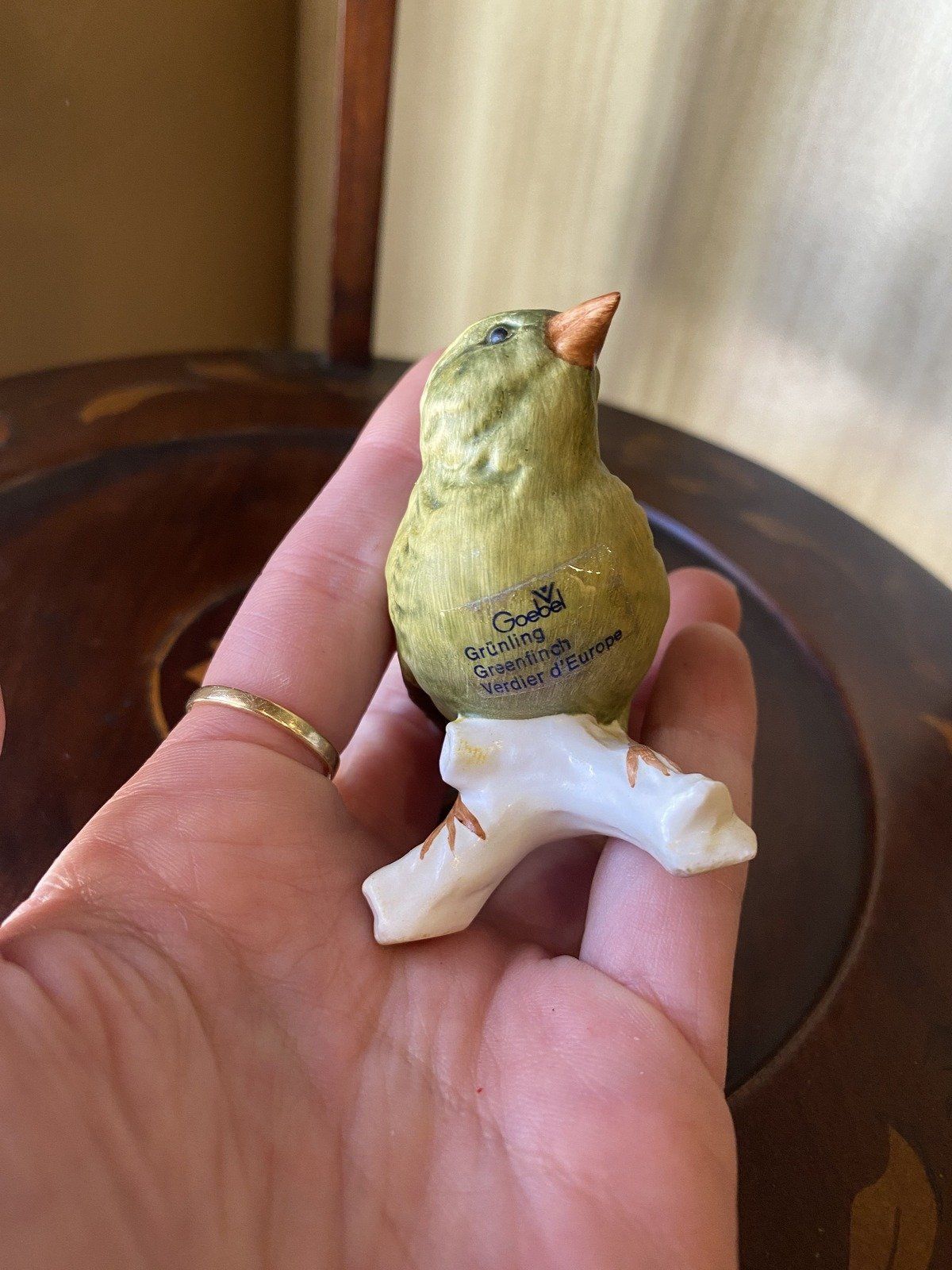 Vintage W. German Goebel Hummel Finch Figurine No. 38026 8