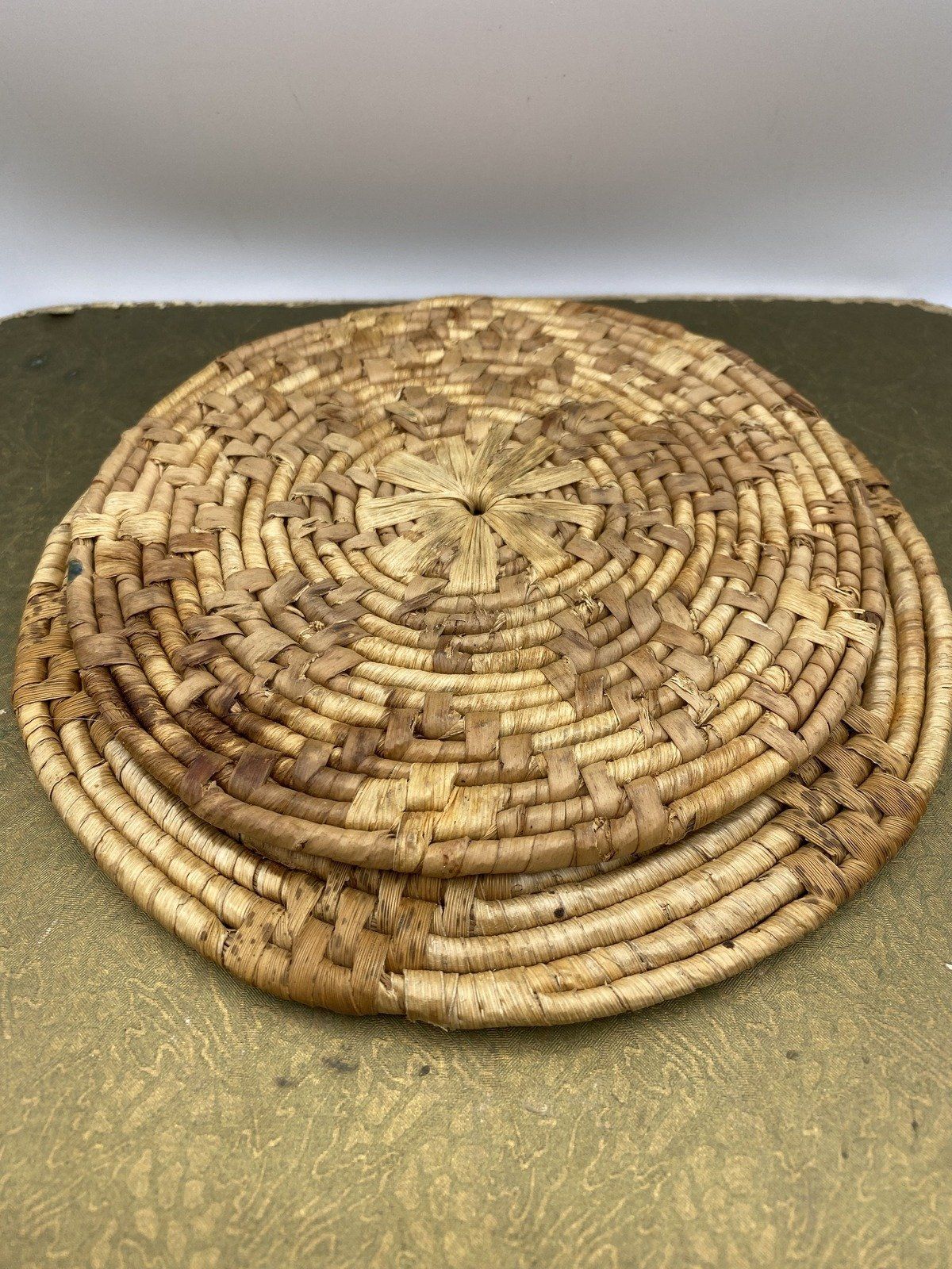 Pair of Wicker Pot Trivets (Or Under Your Plants) 2