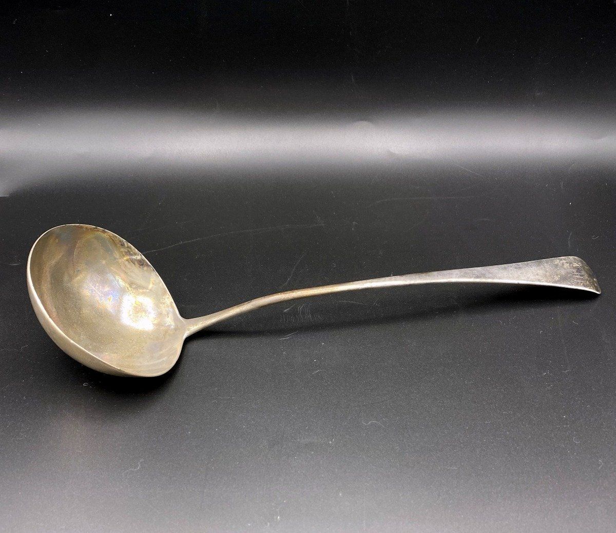 1799 Richard Crossley Sterling Silver Soup Ladle