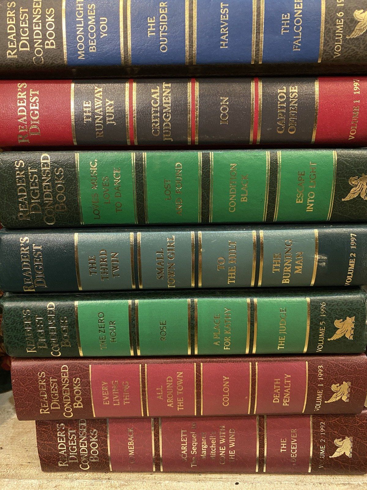 Readers Digest Condensed Stories Hardbound Books 2
