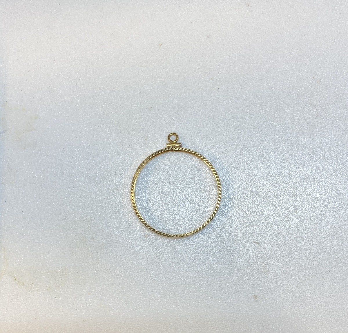 14k Gold Coin Bezel