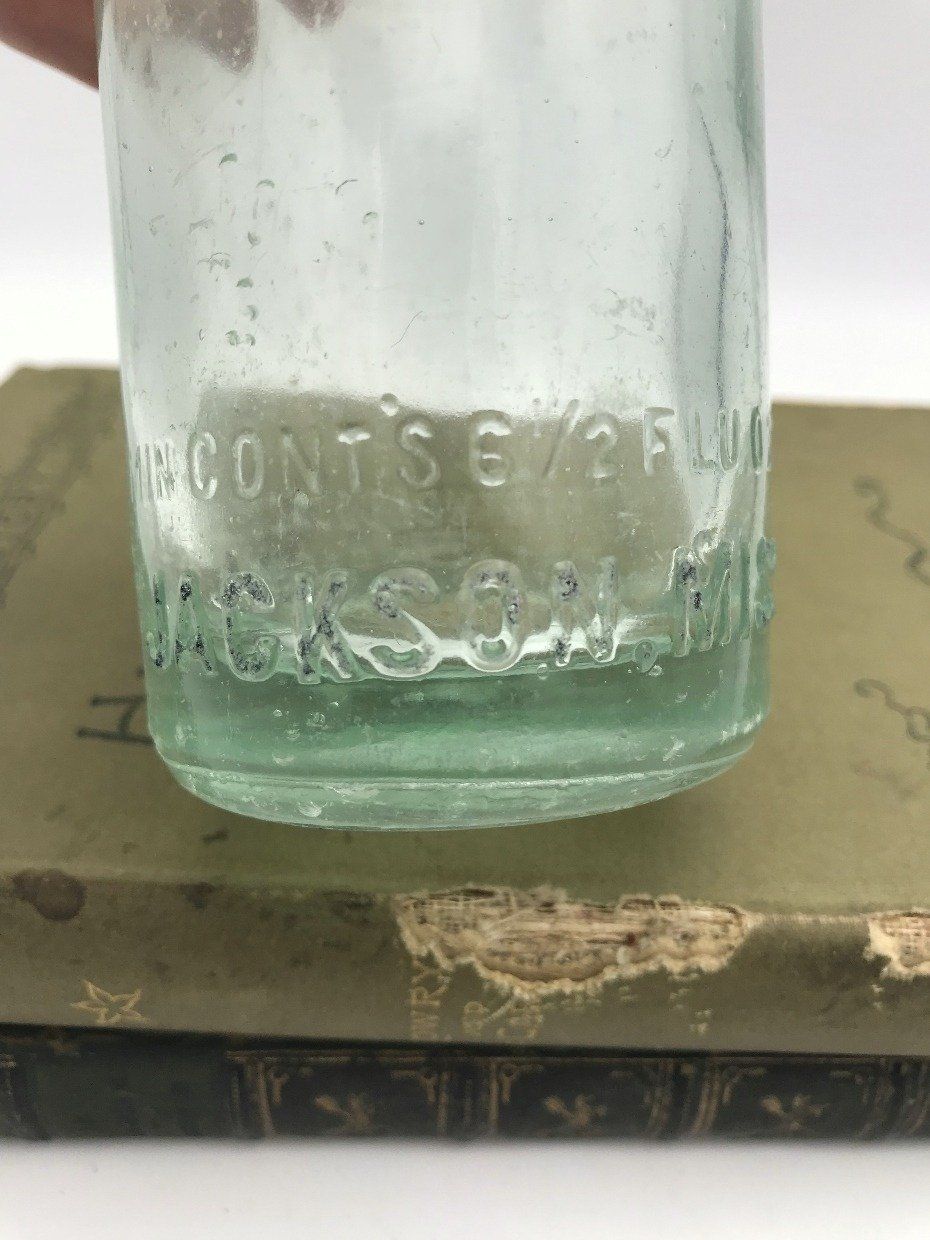 Vintage Jackson, Miss. Coca Cola 6.5floz Glass Blown Bottle 3