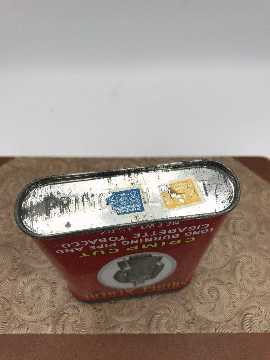 Vintage c.1930s/40s Prince Albert Crimp Cut Tobacco Tin (1177) 6