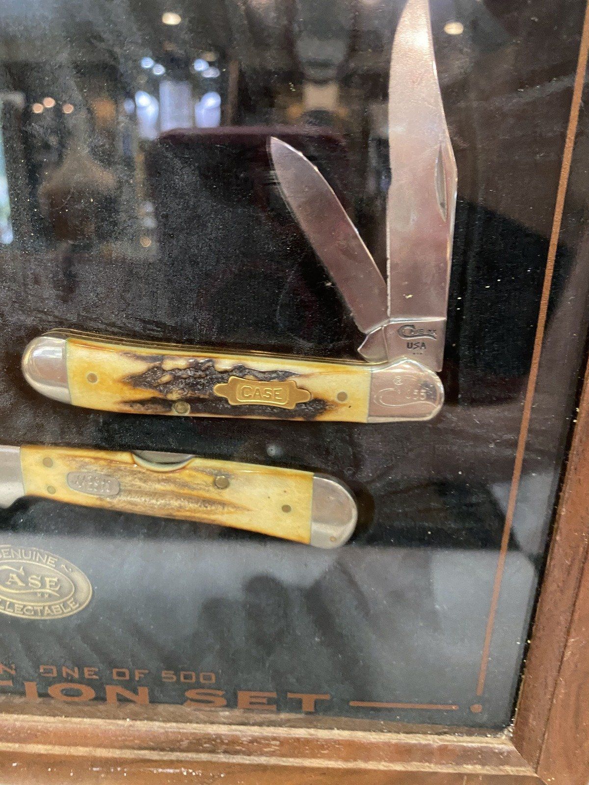 Vintage CASE XX 3 Knife Collector's Evolution Set + Display 3