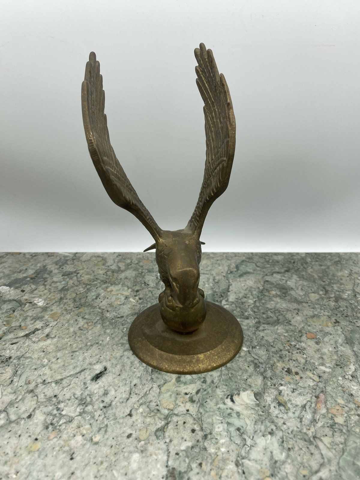 Brass Open Winged Eagle Sculptural Decor 2