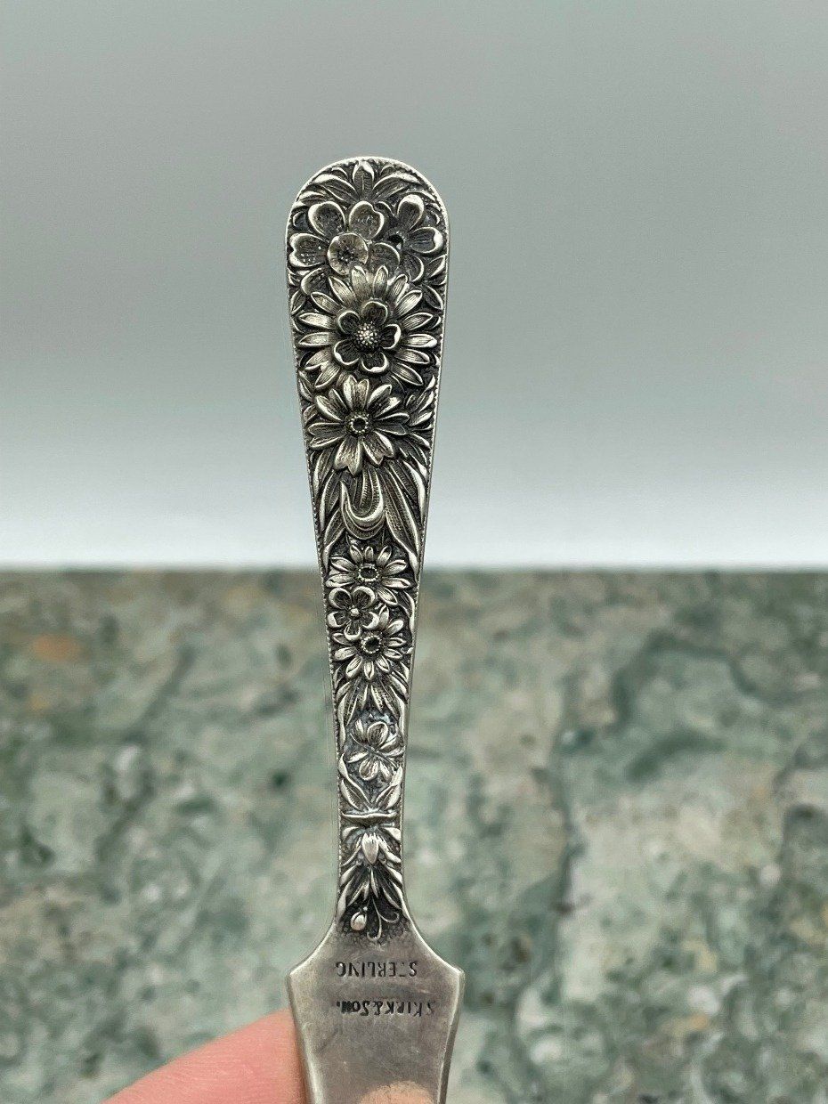 S. Kirk & Sons Sterling Silver Floral Repousse Letter Opener