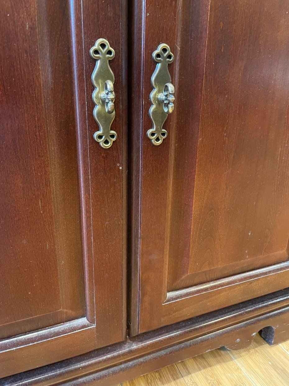 Modern Cherry Display Cabinet 2