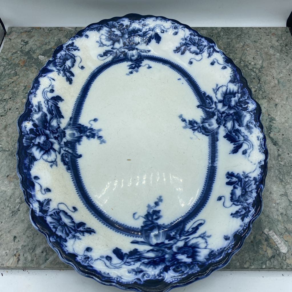 Tedworth Semi Porcelain W. Adams England Large Platter 320