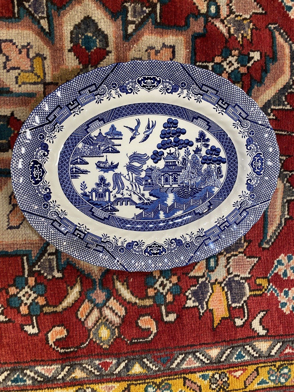 Royal Wessex Blue And White Platter #351
