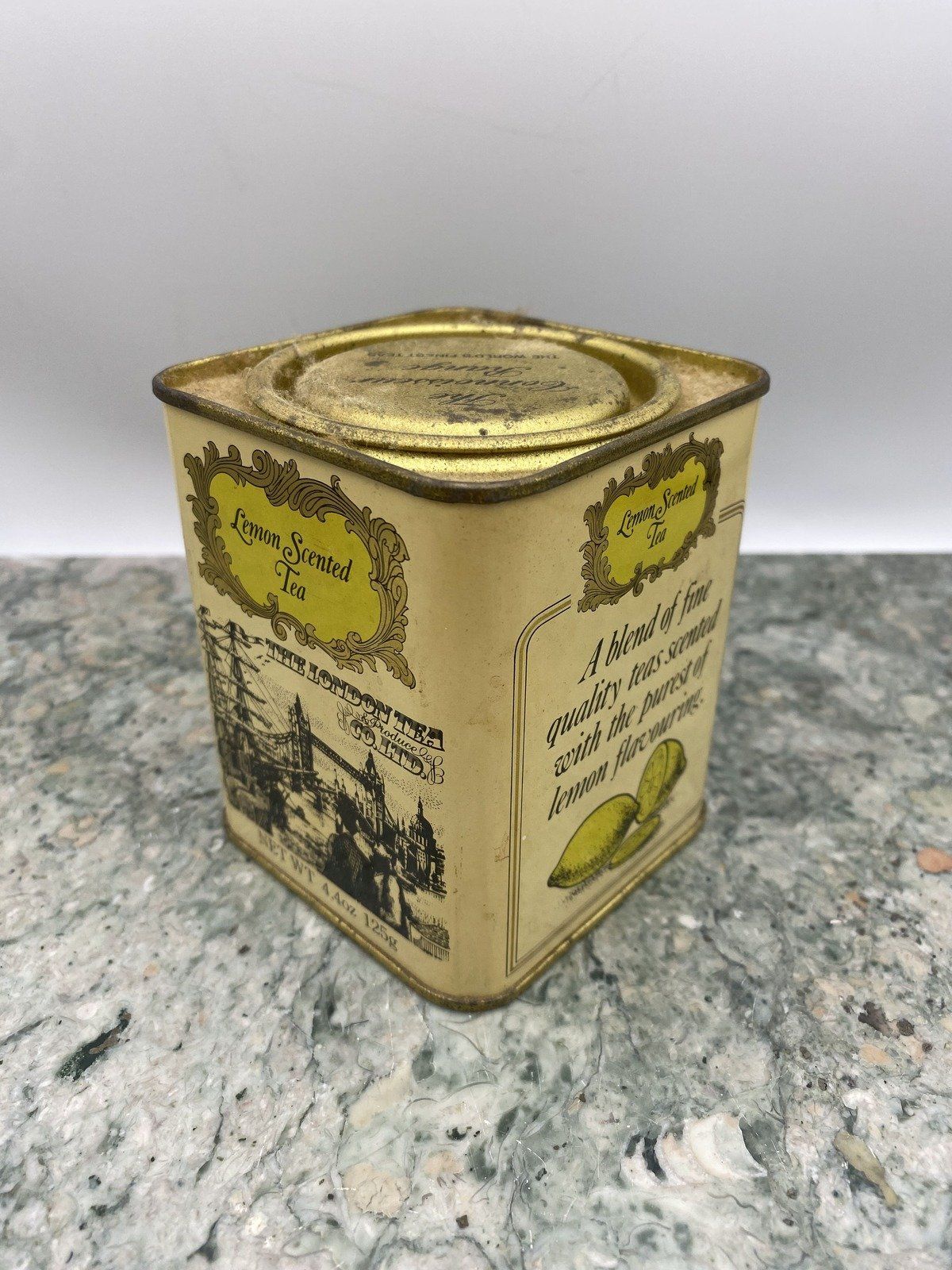 Vintage Lemon Scented Tea Advertisement Tin #506 2