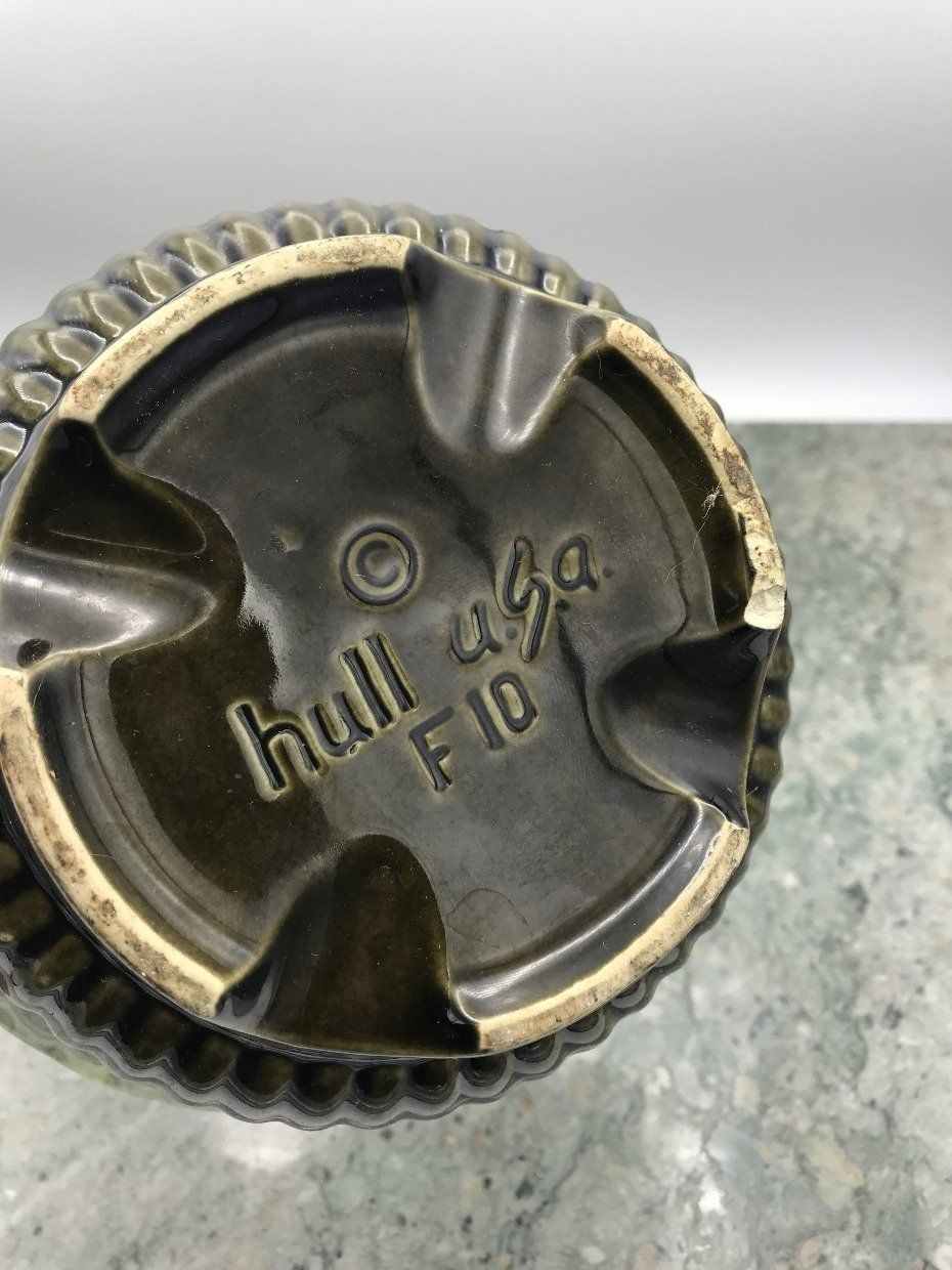 Forest Green Hull Pottery Bowl 2