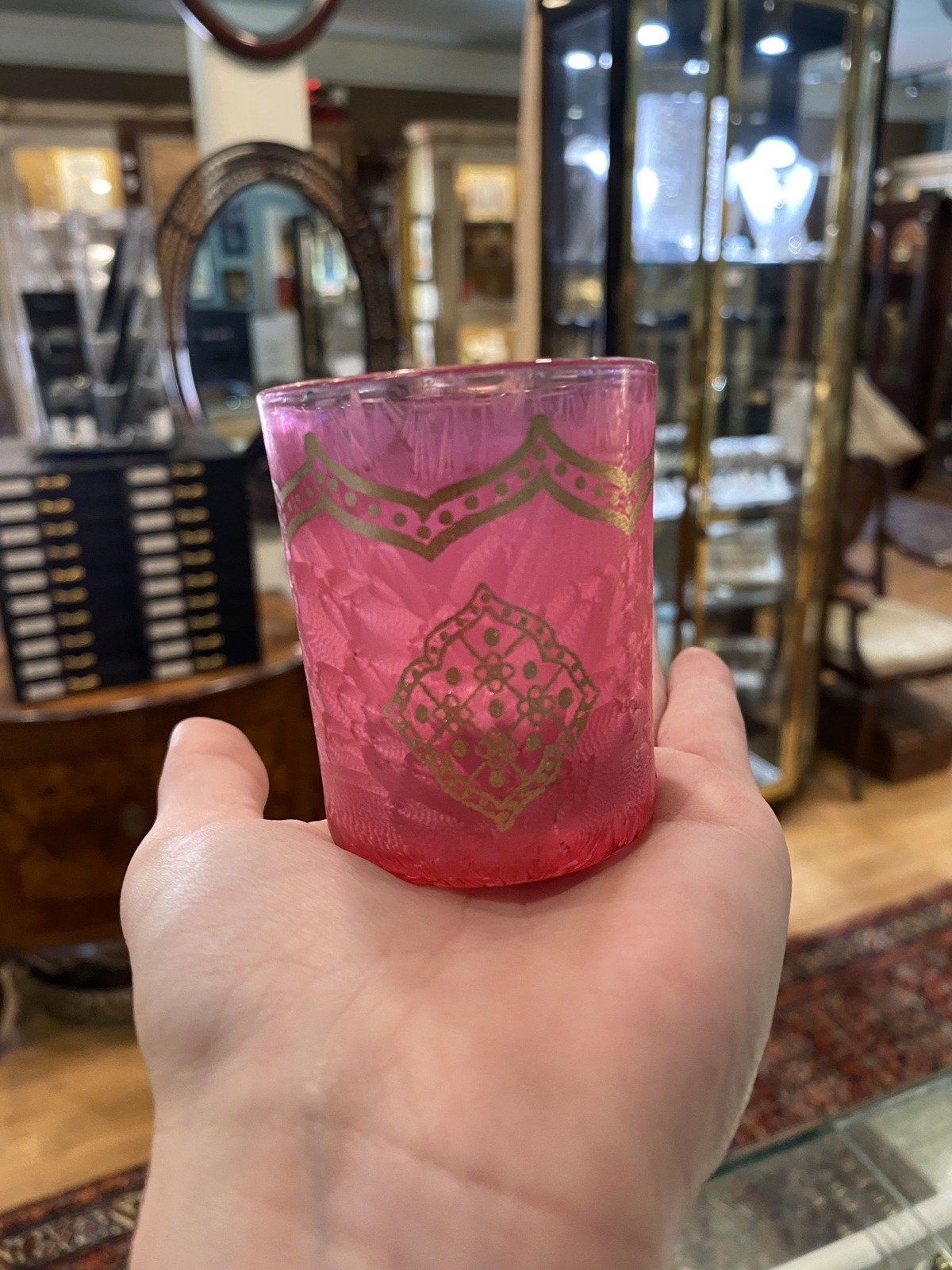Glass Votive Candle Holders + Tea Light Pack #485 4