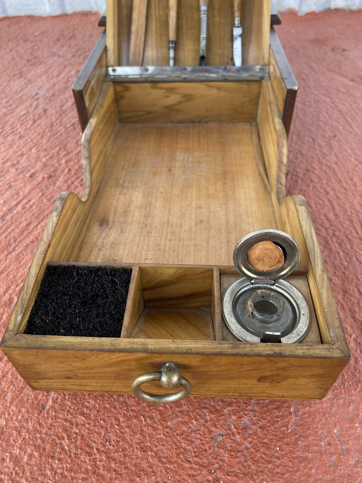 Antique Letter Writing Travel Box 4