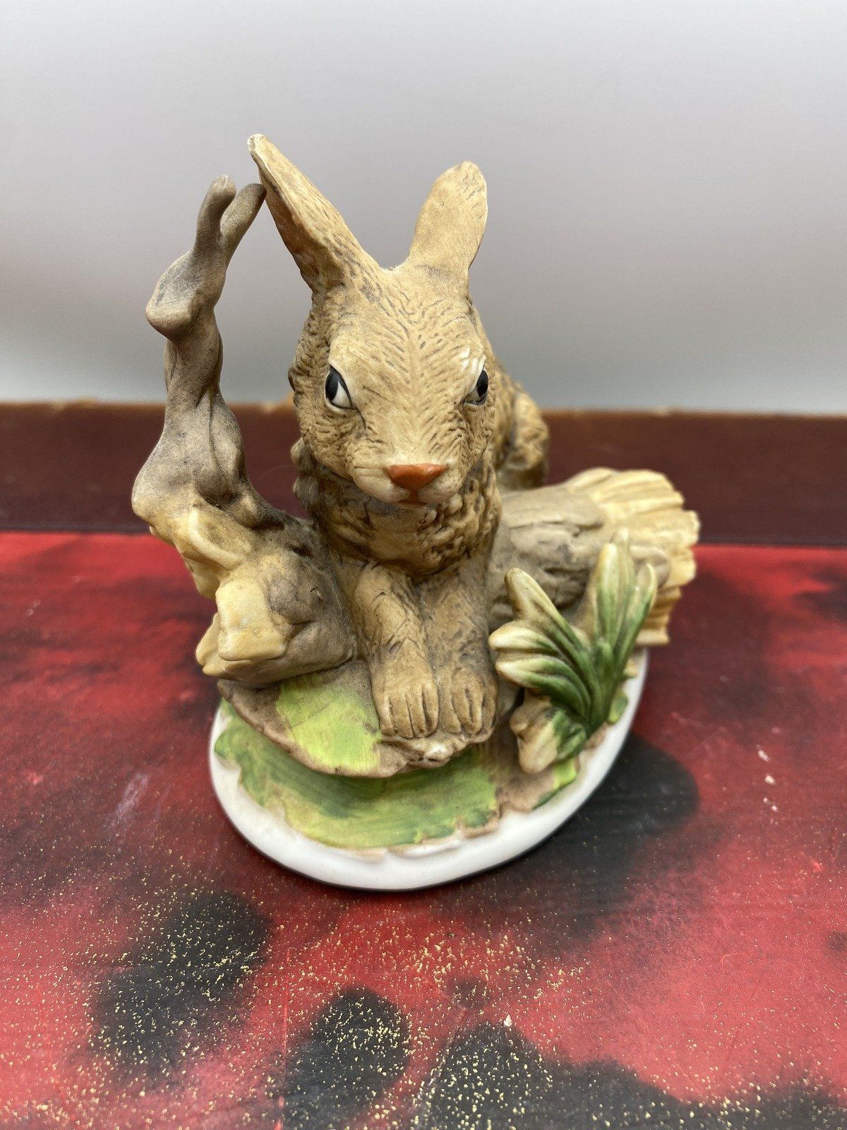 Bisque Porcelain Painted Rabbit 2