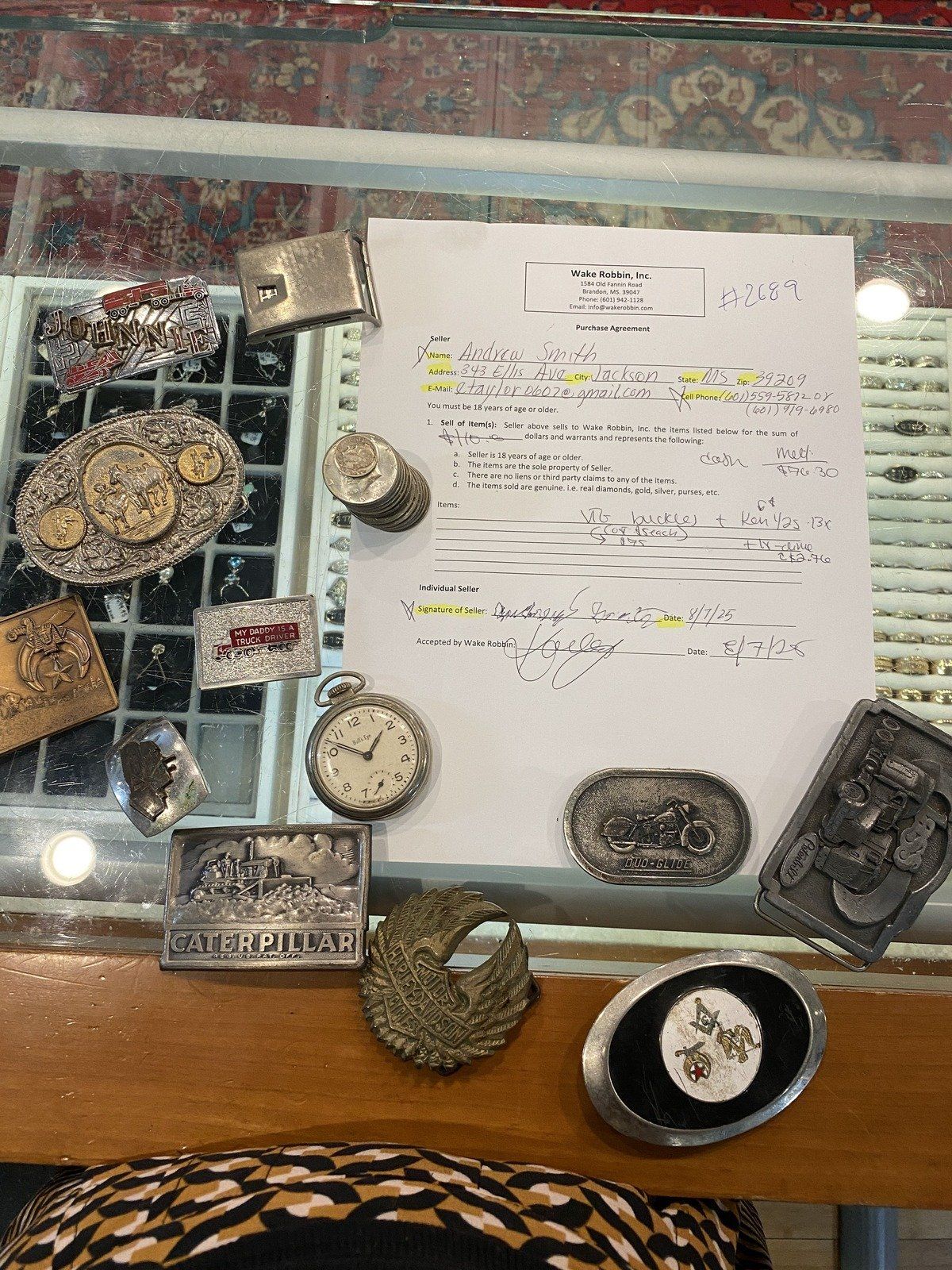 Vintage Collectible Belt Buckle (each) 6