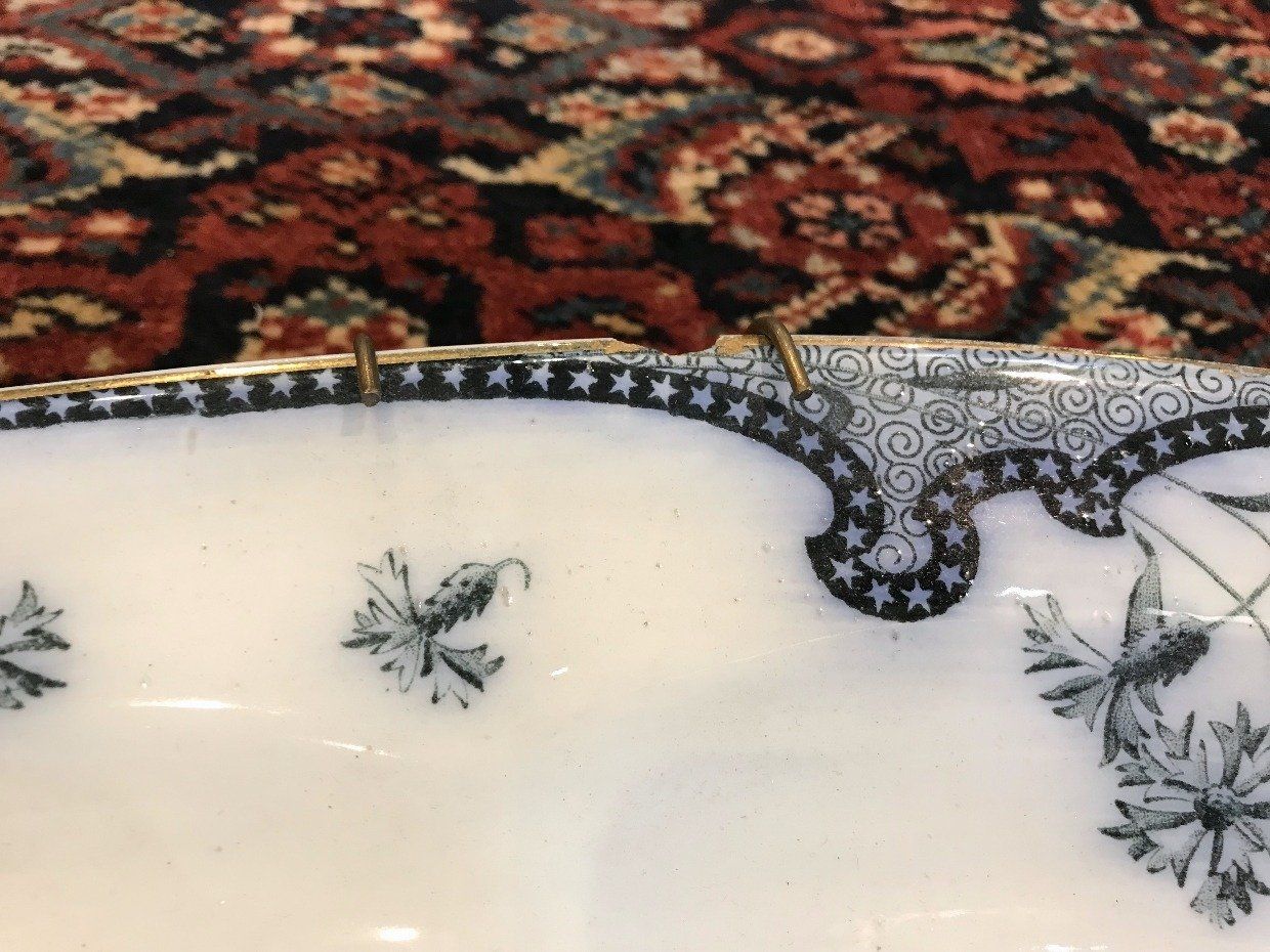 Royal Staffordshire Corn Flow Blue Charger Platter 5