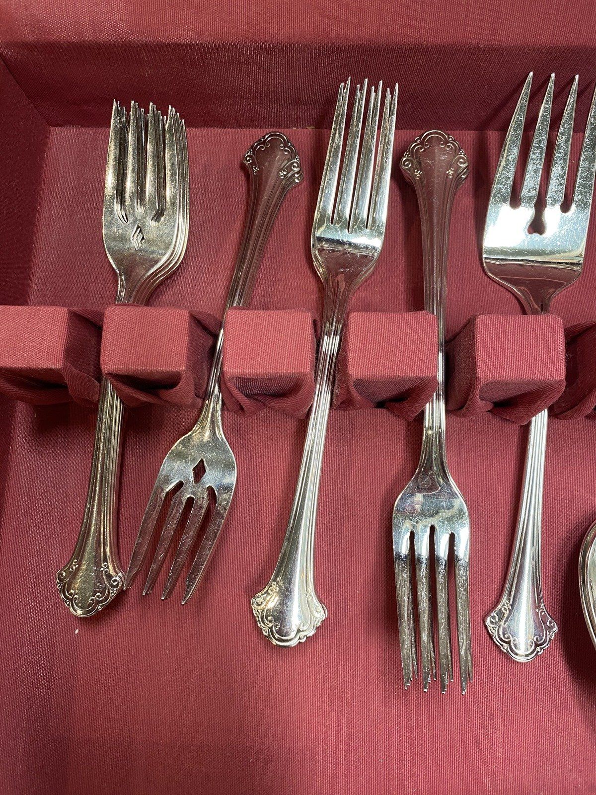 Towle Silver Plated 4 Place Setting + 29pc Flatware Set + Box 5