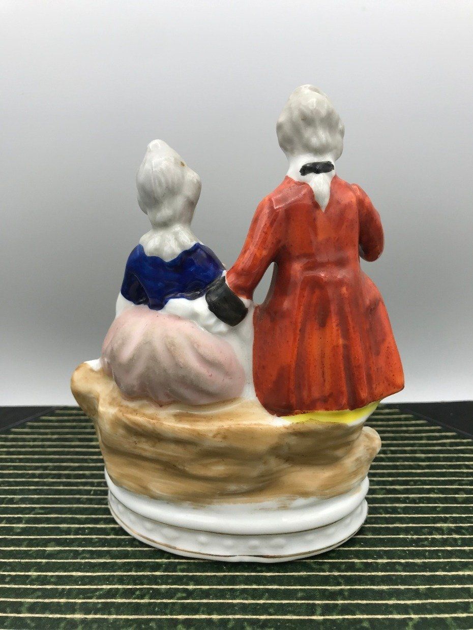 Occupied Japan Porcelain Courting Couple Figurine 2