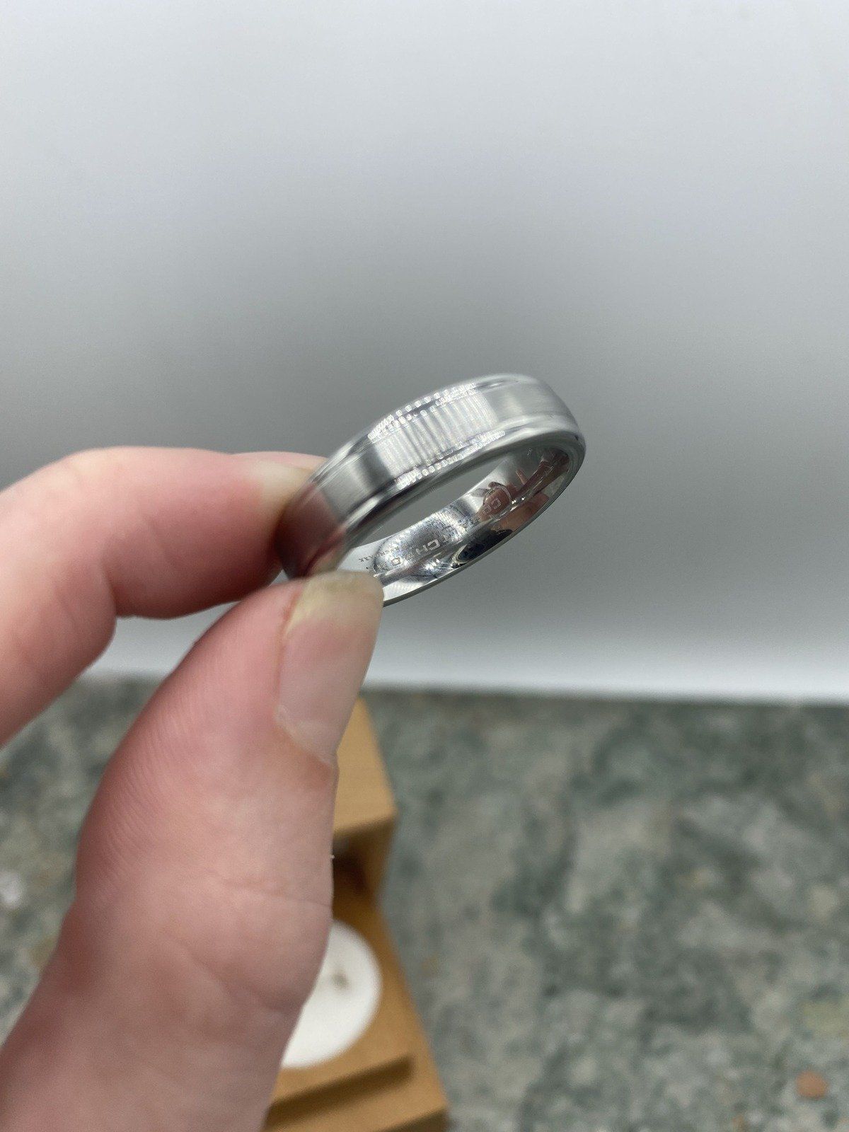 Men's Cobalt Chrome Benchmark Comfort Fit Ring Band 2