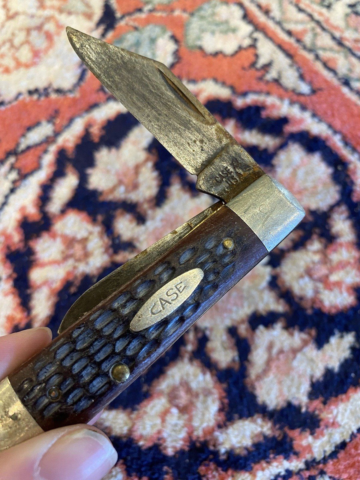 Vintage c.1965-69 CASE XX 6235 1/2 Double Blade Swell End Jack Knife 13