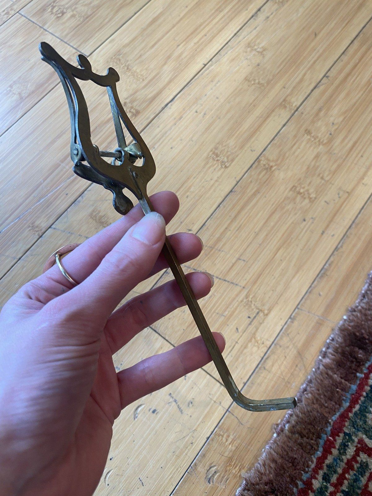 Brass Lyre Sheet Music Holder Attachment 4