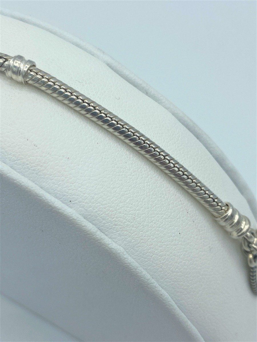 Sterling Silver Pandora Charm Bracelet 2