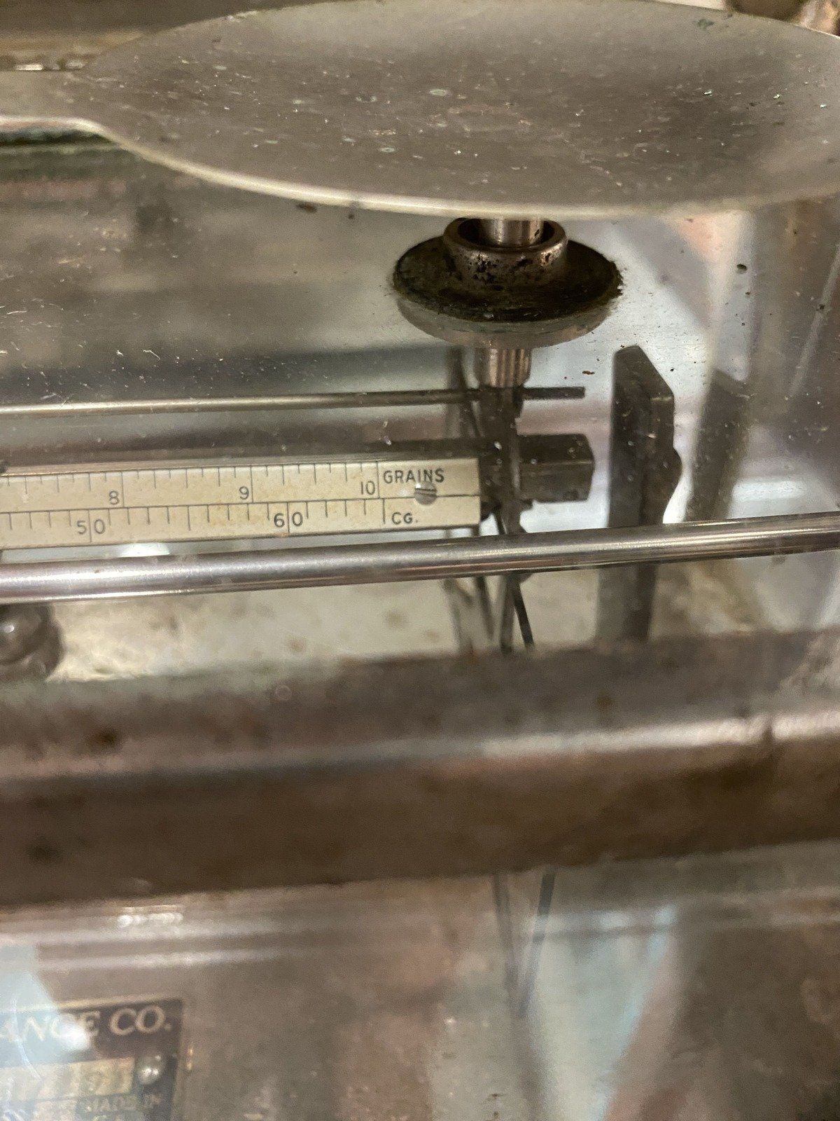 Antique c.1920s Medical Grain Weight Balancing Scales w Orig. Coin Weights 3