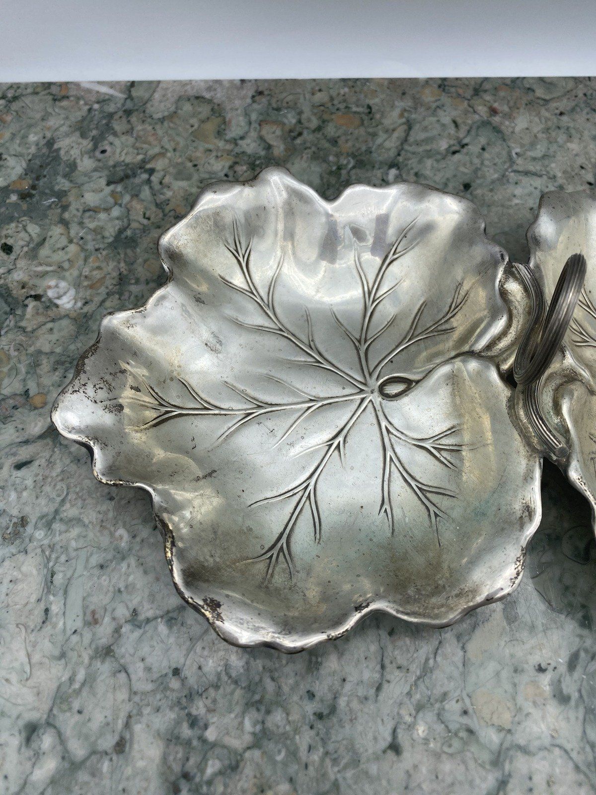 Reed and Barton Sterling Silver Double Cabbage Leaf Leaf Server No.X102A  #223 6
