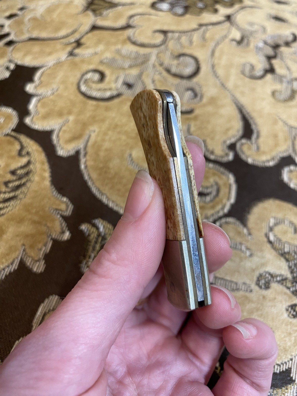 Parker Cut Co. Little Mustang Surgical Steel Japan Single Blade Vintage Pocket Knife 13