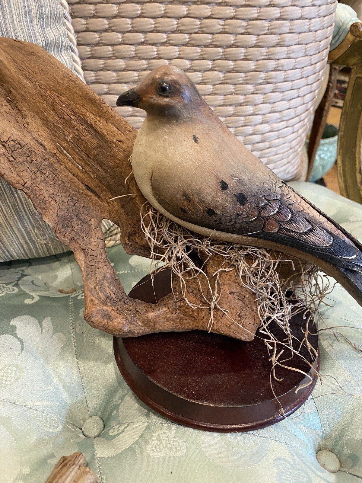 Connie Brown Folk Art Carved Bird Sculpture #875 (each) 4