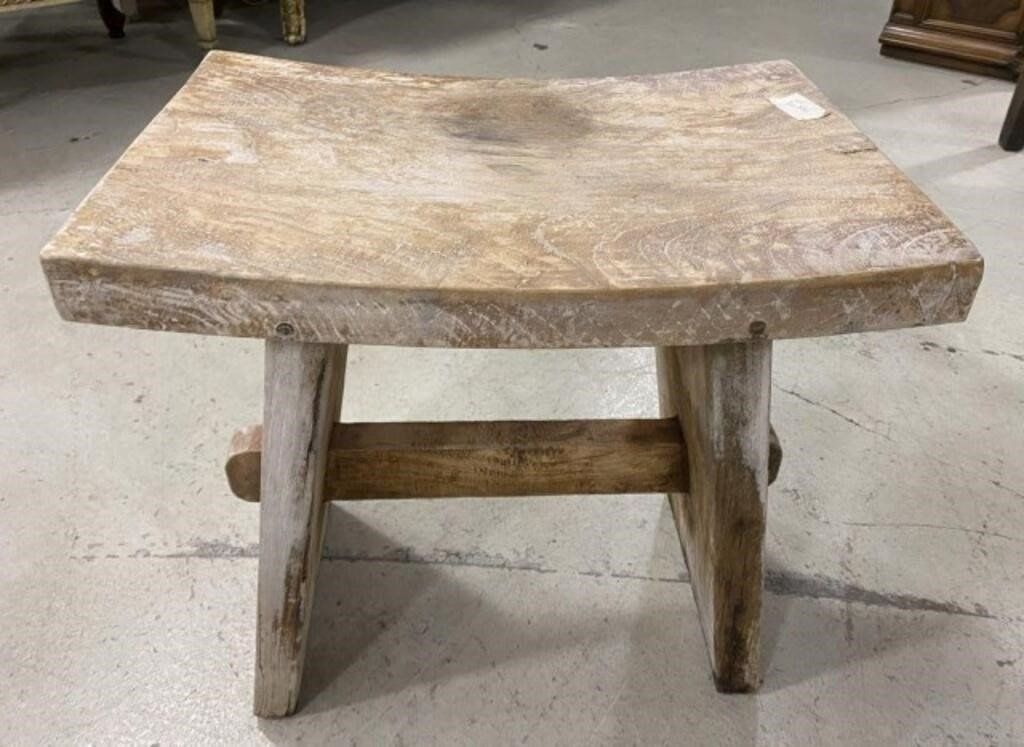 Primitive Style Hand Crafted Stool