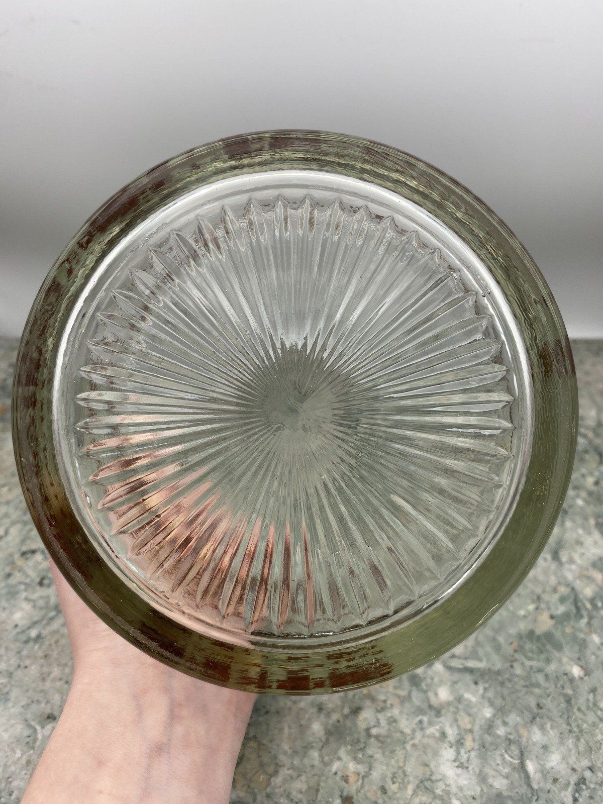 Vintage Wheaton Glass Snack Bowl 4