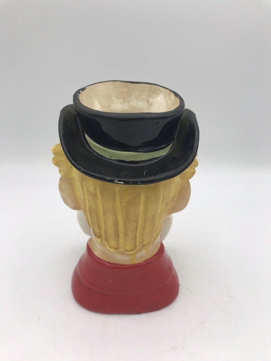 Collectible NAPCO Japanese Porcelain Clown Head Vase 4